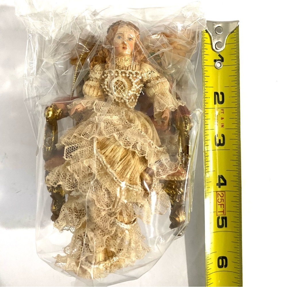 Vintage NIB Kurt Adler Louis Nichole Christmas Victorian Angel Ornament - Picture 6 of 8